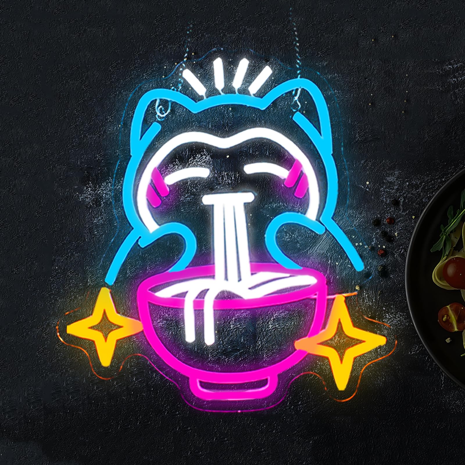 Japanese Lighting Decor - Lampu Neon Ramen LED - Lampu