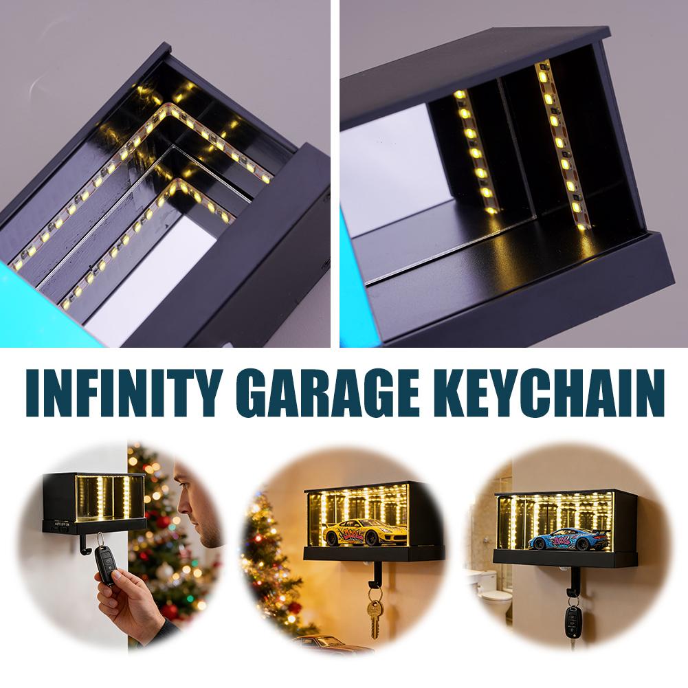 Lighting Effect Home Decor - Gantungan Kunci Infinity Garage dengan Lampu