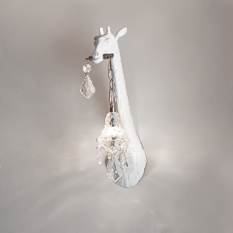 Foyer Lighting Wall Decor - Lampu Dinding LED Jerapah Resin Kreatif