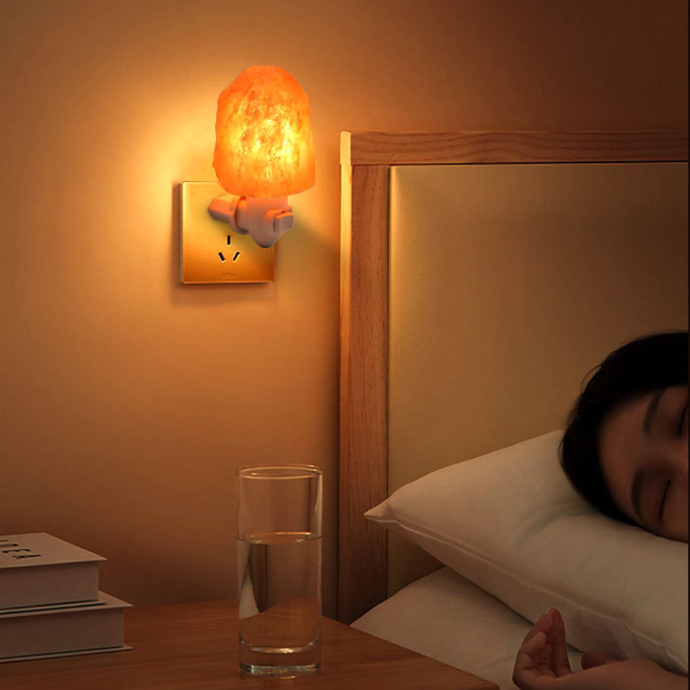 Decor Lighting Uk - Lampu Malam LED D5 Garam Himalaya