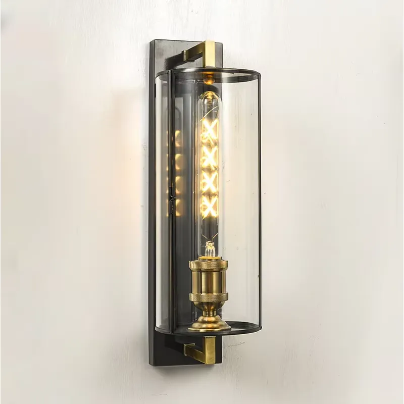 Lighting Decor In Room - Lampu Gantung Led Silinder Emas Modern