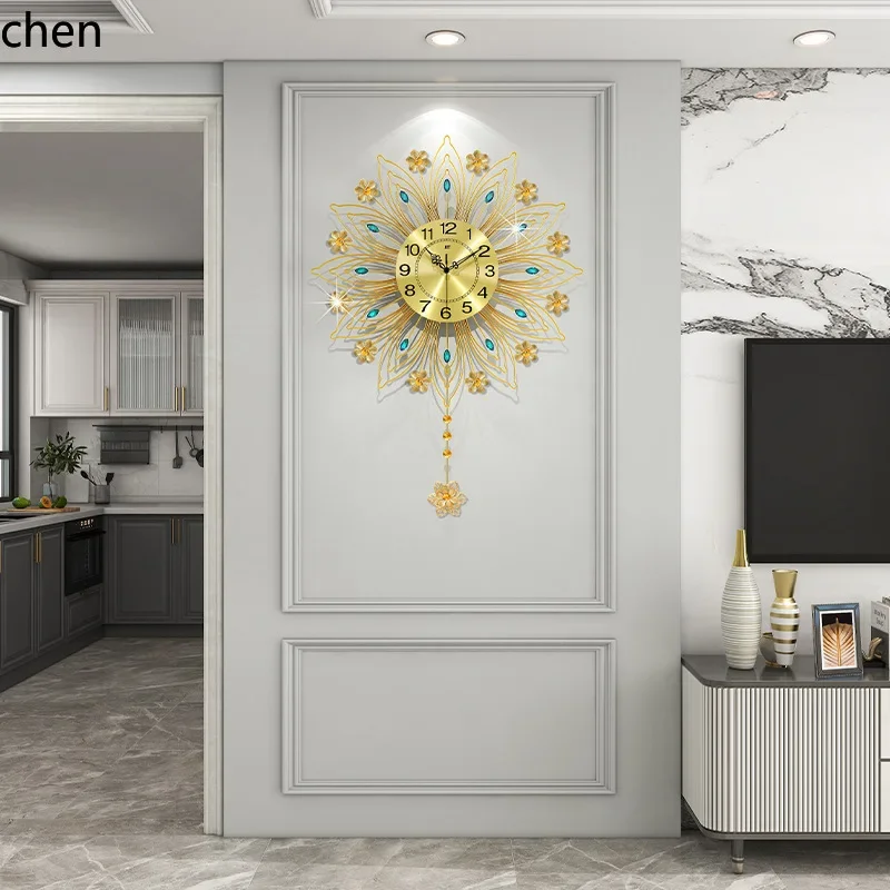 Lighting Decor For Living Room - Jam dinding gaya Eropa TQH-i7.7, jam
