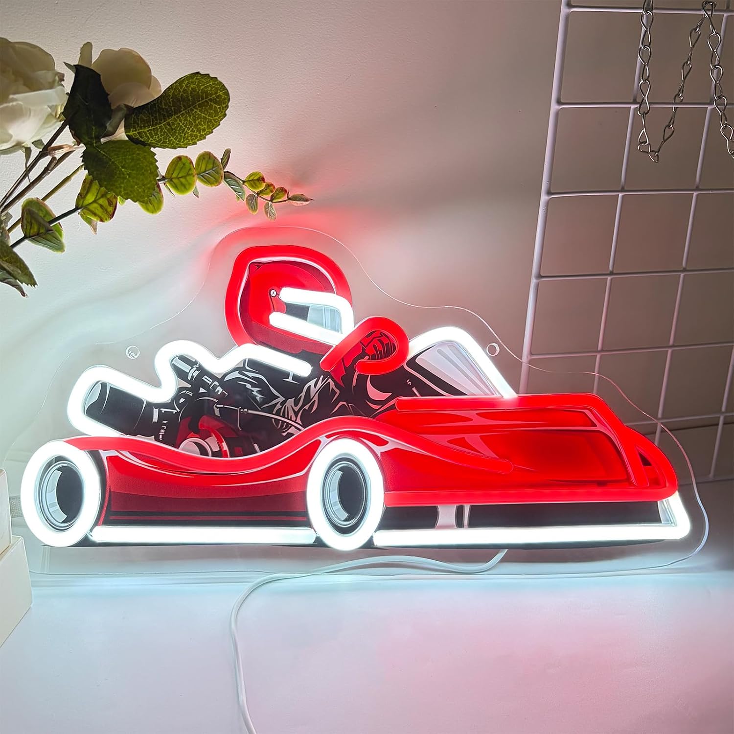 Decor Kart Lighting - Lampu Dinding LED Neon Go Kart