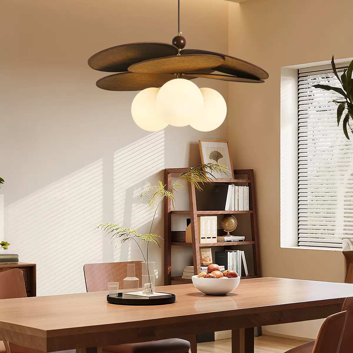 Lampu Gantung Rotan Vintage Wa - Japanese Lighting Decor ulasan dan harga