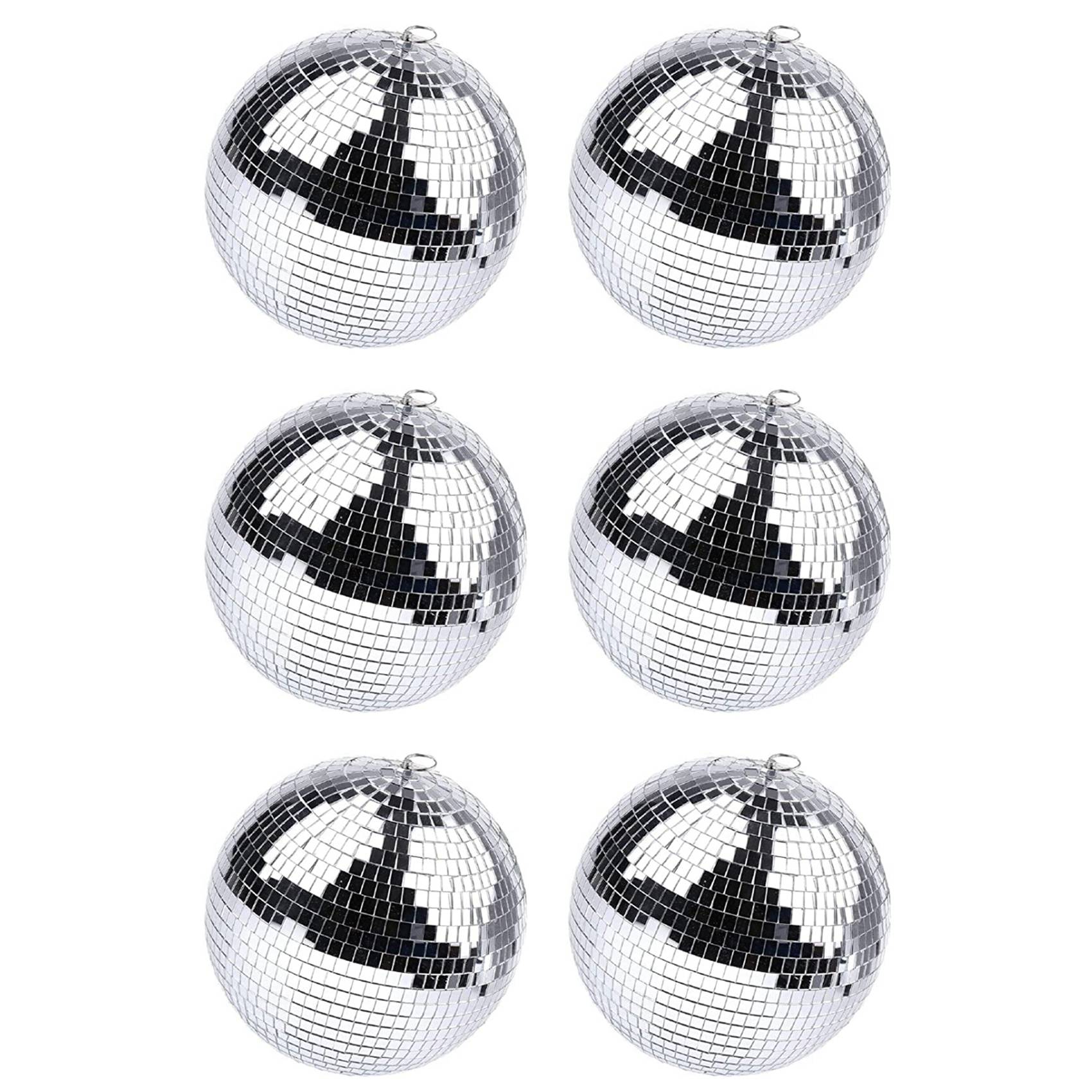 AA05 6X Bola Disko Cermin Pera - Lighting Effect Home Decor ulasan dan harga