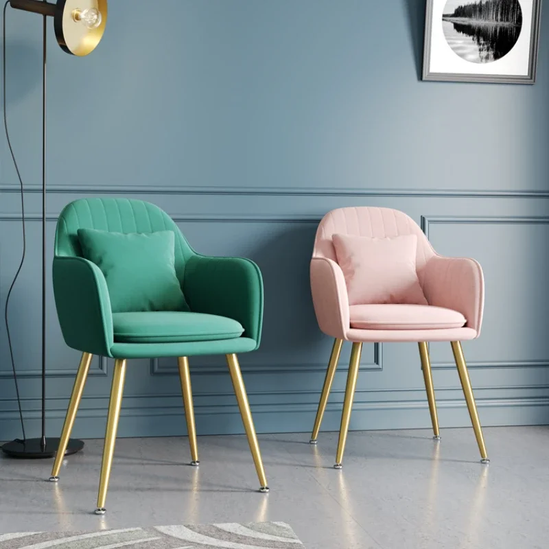 Kursi Makan Logam Suede Mewah  - Decor Lighting Cy ulasan dan harga