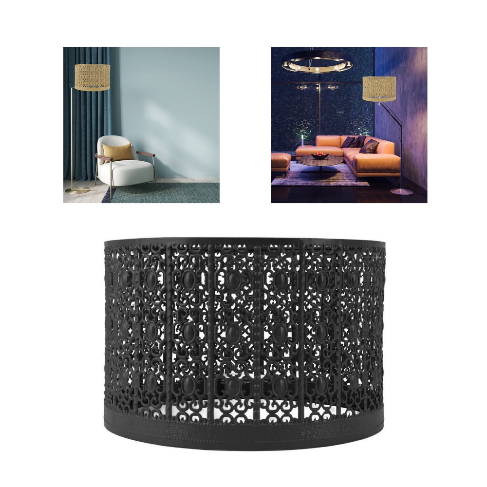Kap Lampu Besi Sederhana Pola  - Geometric Lamp Shade ulasan dan harga