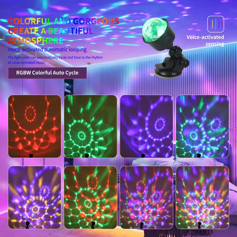 Lampu Bola Disko LED Aktif Sua - Lighting Effect Home Decor ulasan dan harga