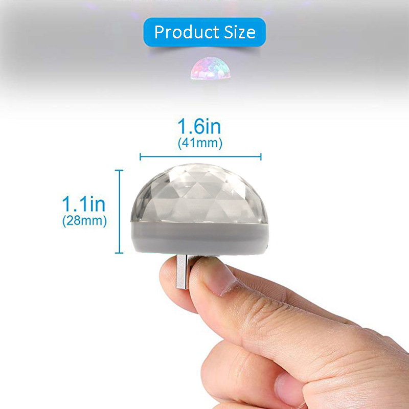Lampu Panggung Disko Mini USB  - Lighting Effect Home Decor ulasan dan harga