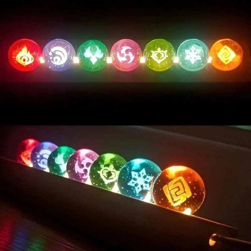 Lampu Malam Figur Bola Kristal - Elements Lighting Decor ulasan dan harga