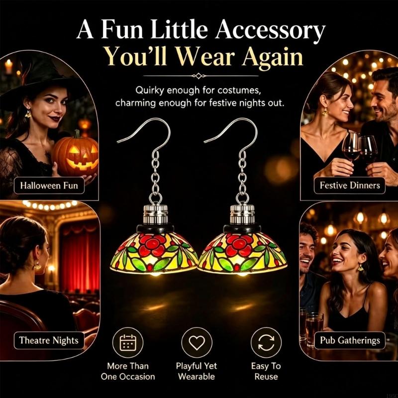 Pasangan Anting Menjuntai Bung - Geometric Lamp Shade ulasan dan harga