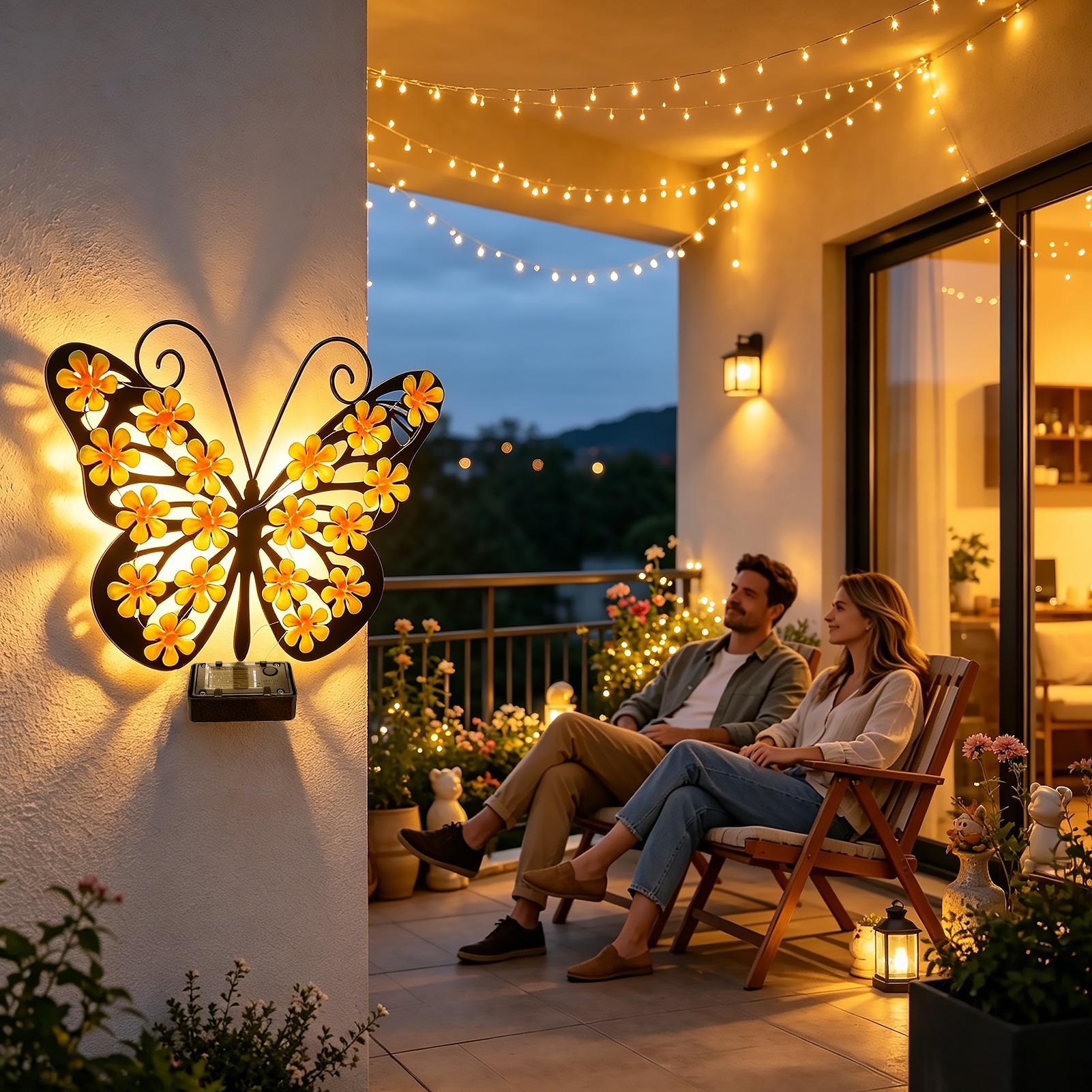 Lampu Dinding Logam Tenaga Sur - Lighting Metal Wall Decor ulasan dan harga