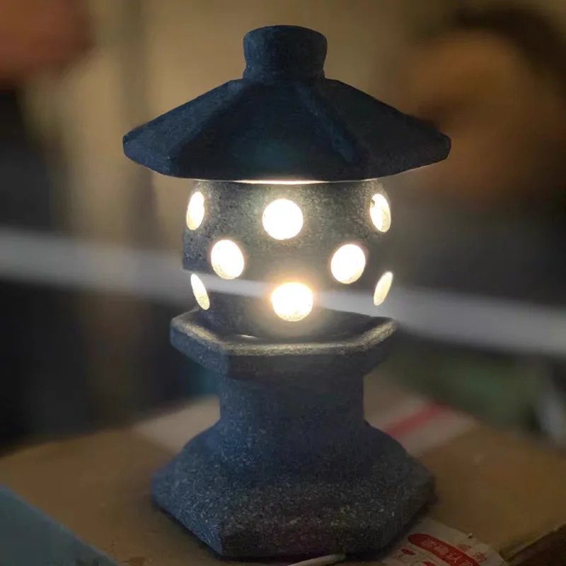 Lampu Batu Imitasi Keramik Gay - Japanese Lighting Decor ulasan dan harga