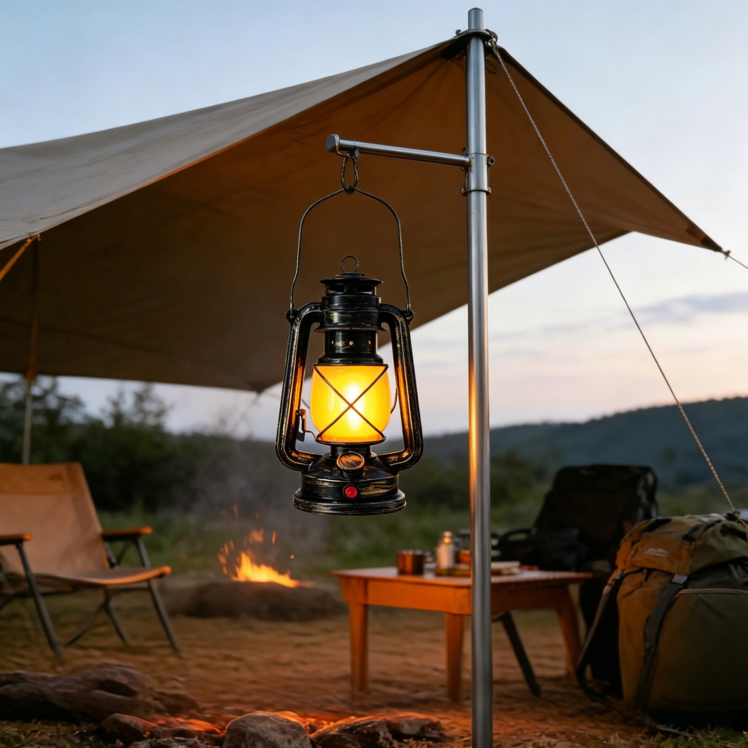 Lampu Lentera LED Retro Portab - Decor Lighting Cy ulasan dan harga