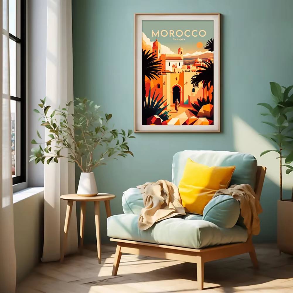 Poster dan Cetakan Seni Dindin - Lighting Effect Home Decor ulasan dan harga
