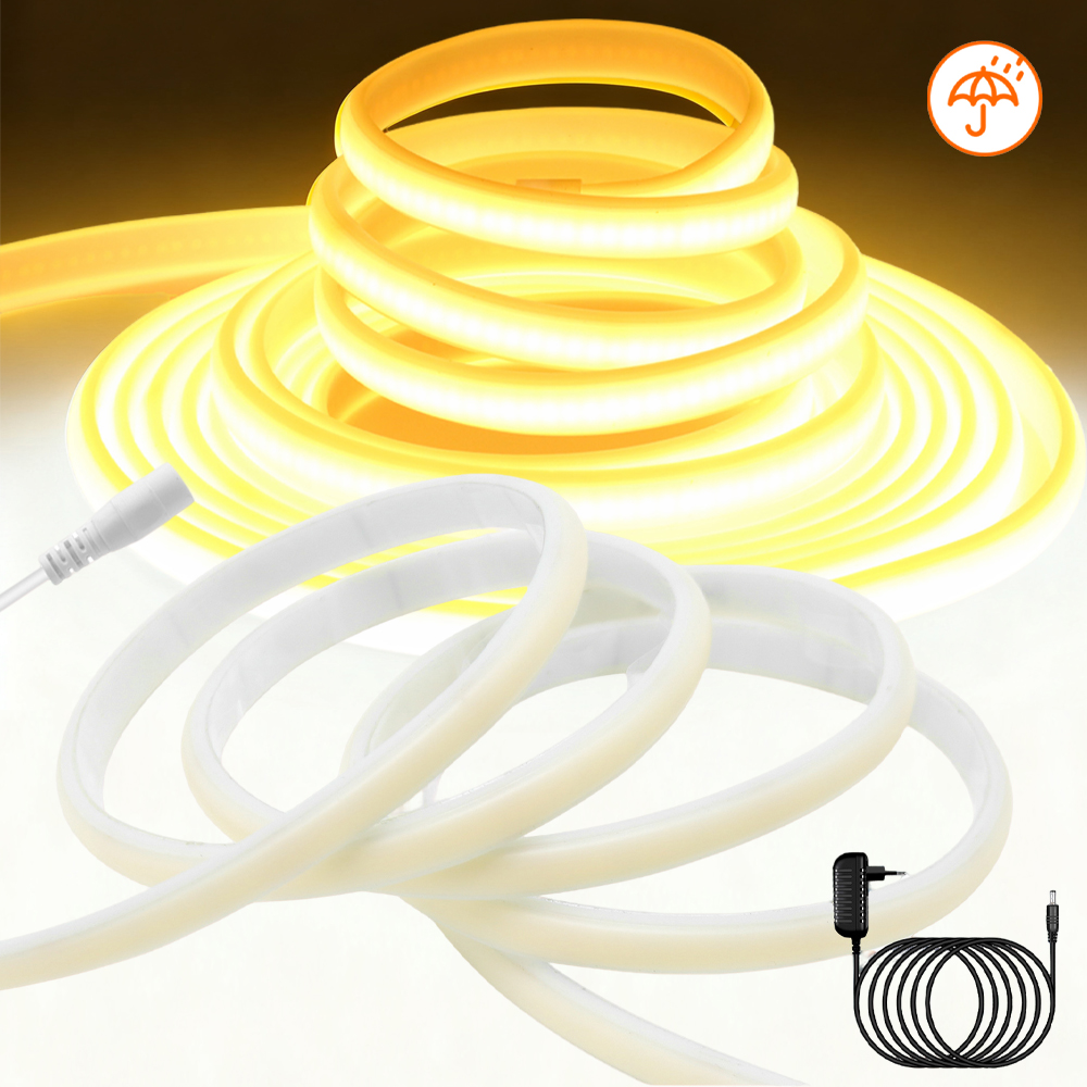 Lampu Strip LED COB 12V Fleksi - Decor Lighting Uk ulasan dan harga