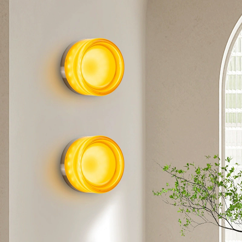 Lampu Dinding Kaca Bulat Moder - Foyer Lighting Wall Decor ulasan dan harga