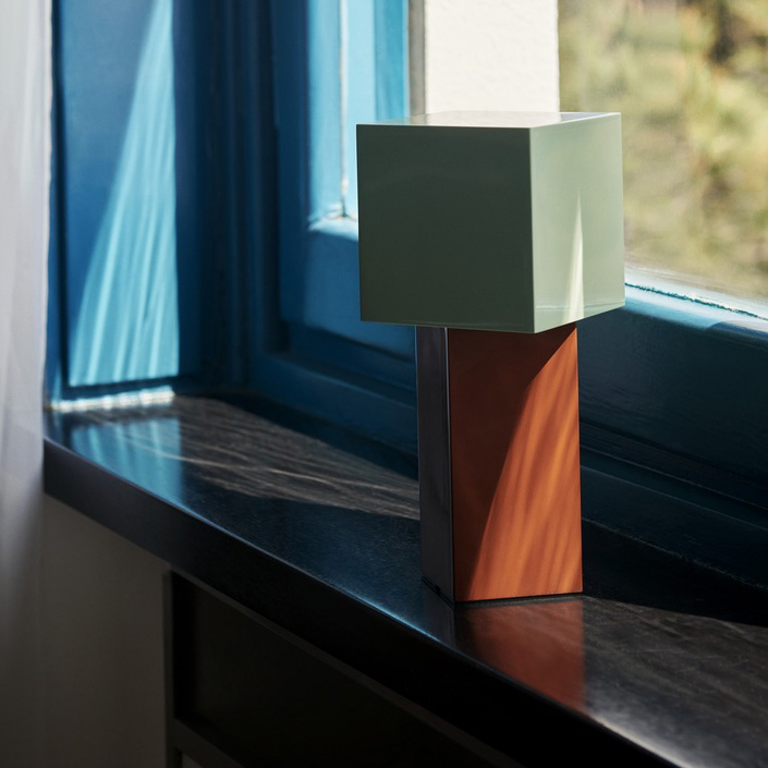 Lampu meja logam geometris isi - Geometric Lamp Shade ulasan dan harga