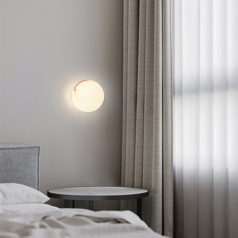 Lampu Dinding Nordic Ball Marb - Foyer Lighting Wall Decor ulasan dan harga