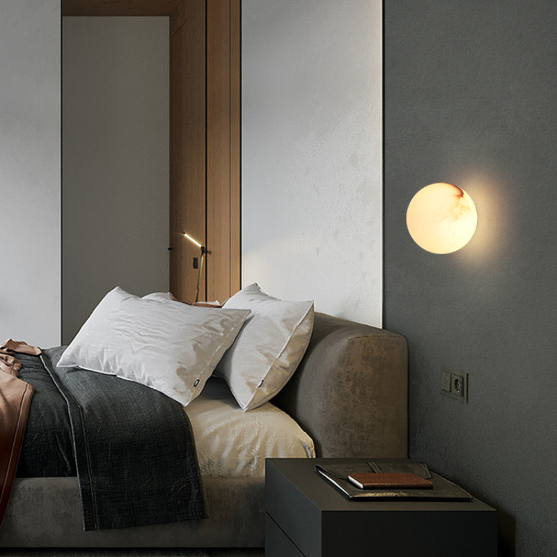Lampu Dinding Nordic Ball Marb - Foyer Lighting Wall Decor ulasan dan harga