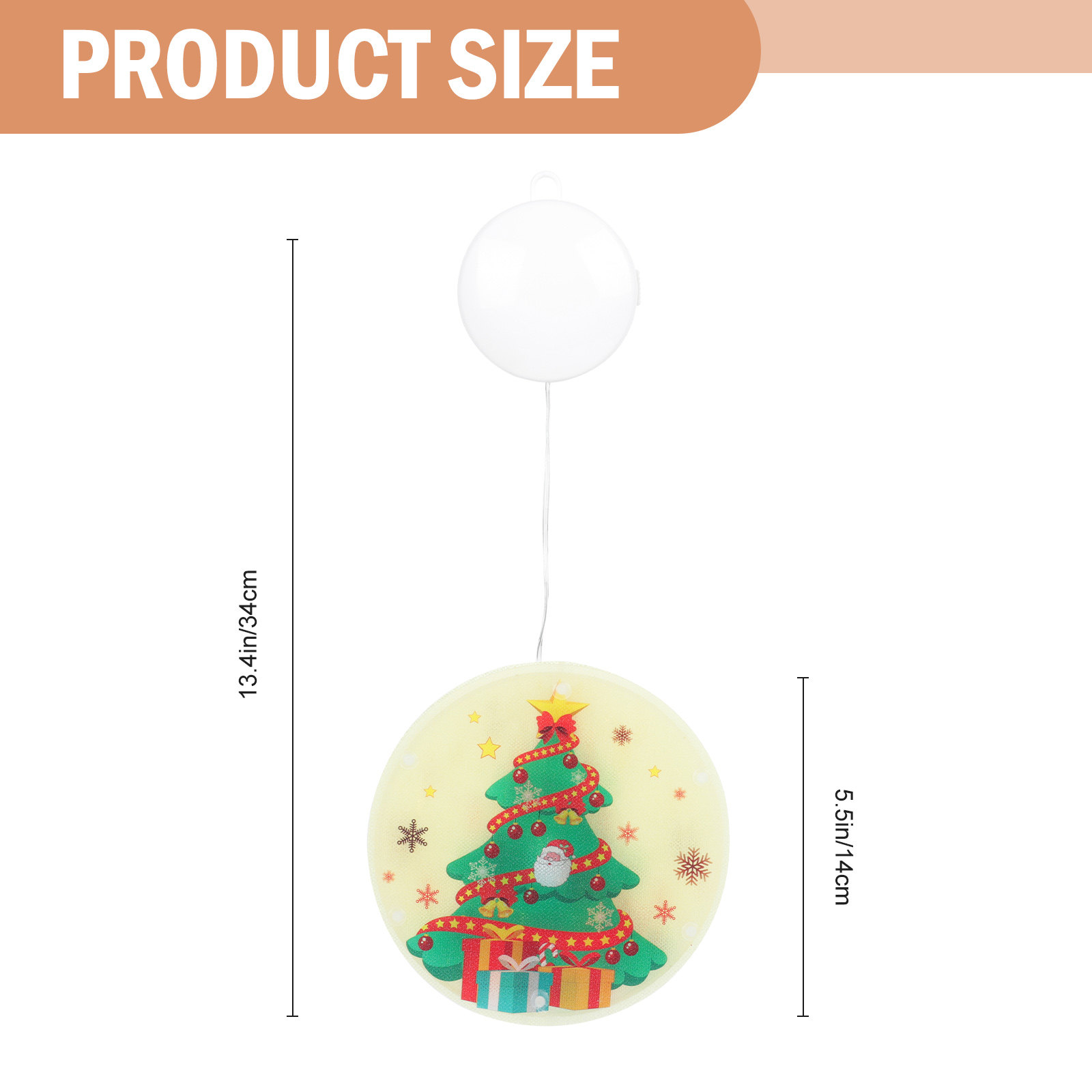 1 buah lampu gantung LED Natal - Elements Lighting Decor ulasan dan harga