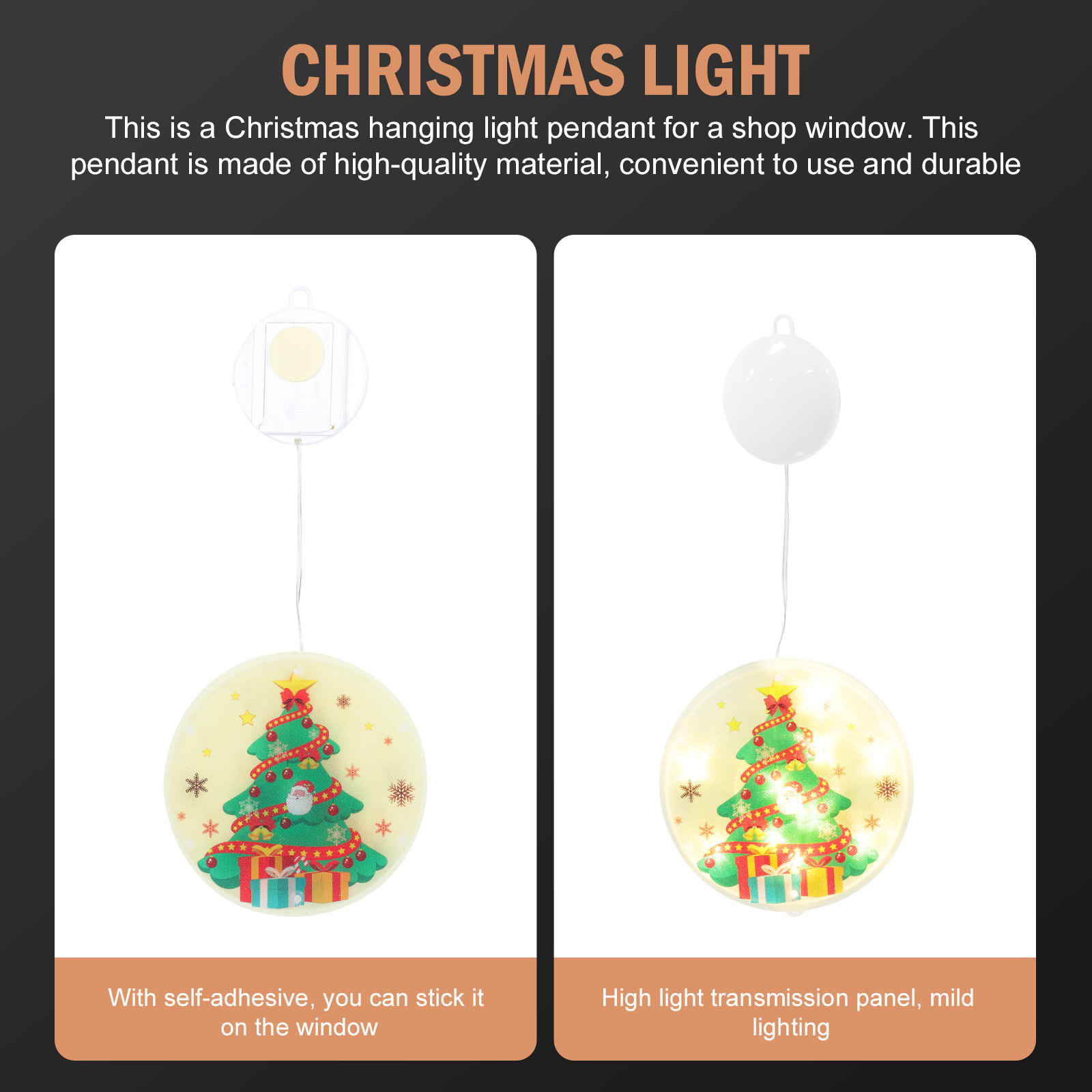 1 buah lampu gantung LED Natal - Elements Lighting Decor ulasan dan harga