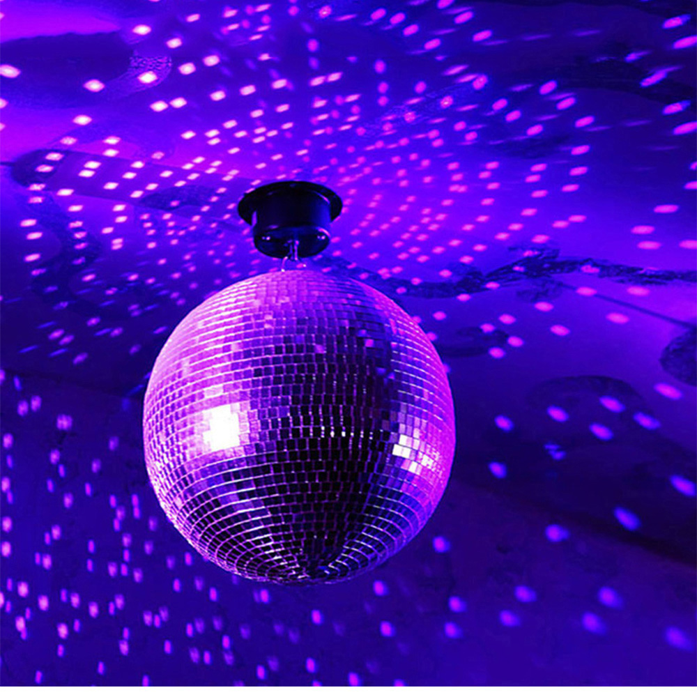Bola Cermin Disko Bola Mengkil - Lighting Effect Home Decor ulasan dan harga