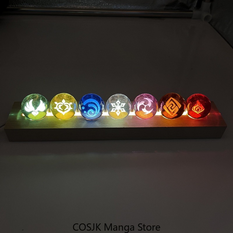Lampu Malam Bola Kaca Elemen G - Elements Lighting Decor ulasan dan harga