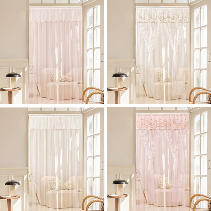 Tirai Pintu Transparan Bordir  - Japanese Lighting Decor ulasan dan harga