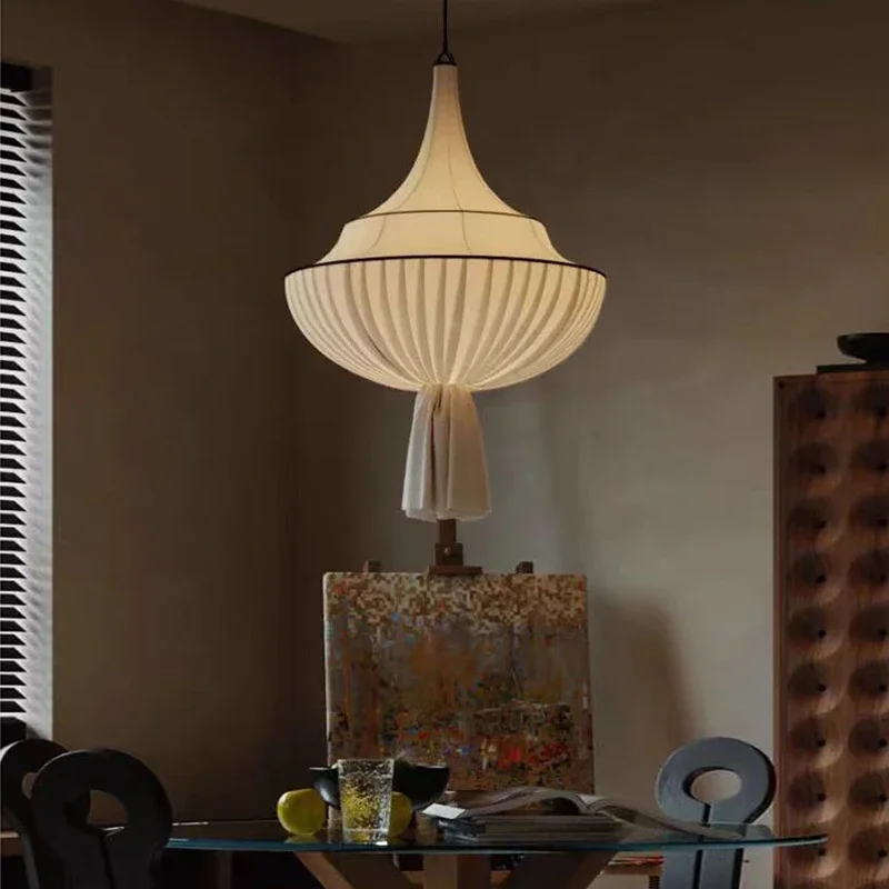 Lampu Gantung Kain Retro Jepan - Japanese Lighting Decor ulasan dan harga
