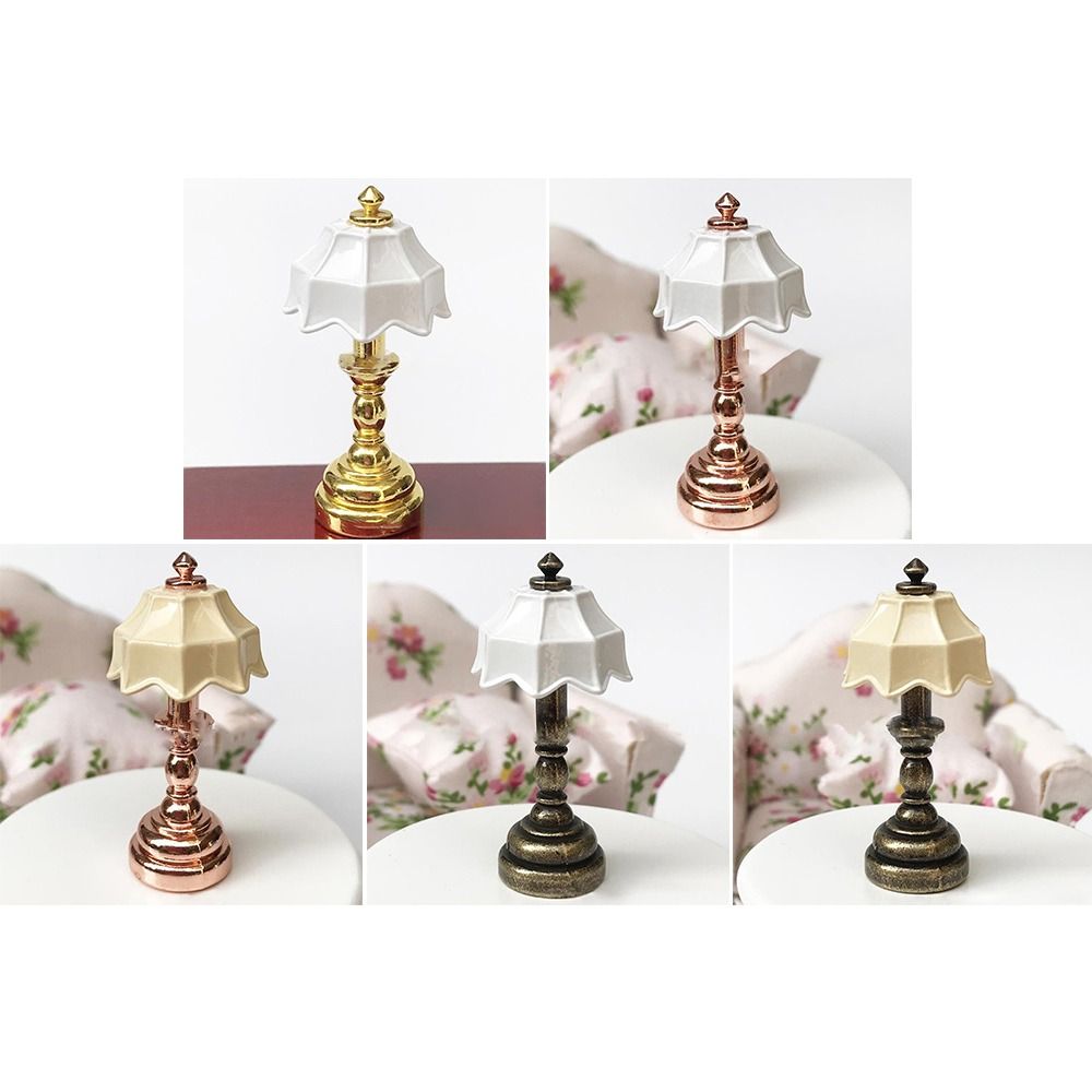 Aksesori Rumah Boneka 1:12 Dek - Lighting Metal Wall Decor ulasan dan harga