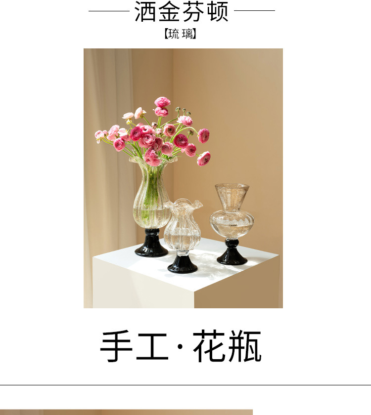 Ornamen vas kaca kuno Prancis, - Lighting Decor For Living Room ulasan dan harga