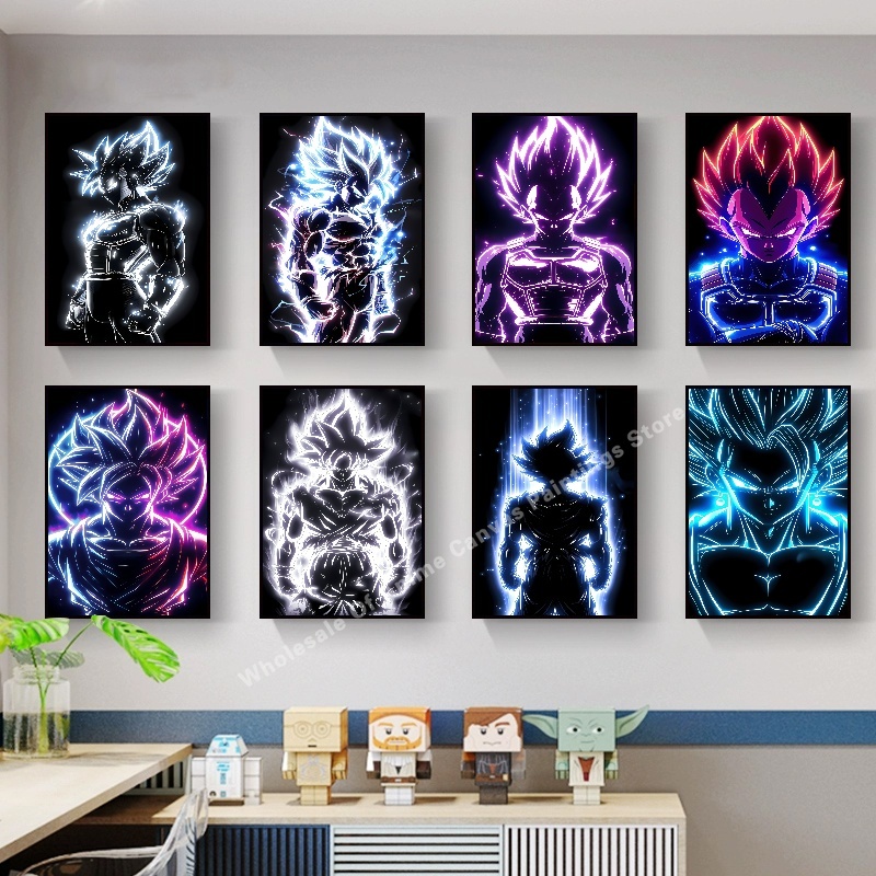 Poster Efek Cahaya Neon Anime  - Lighting Effect Home Decor ulasan dan harga