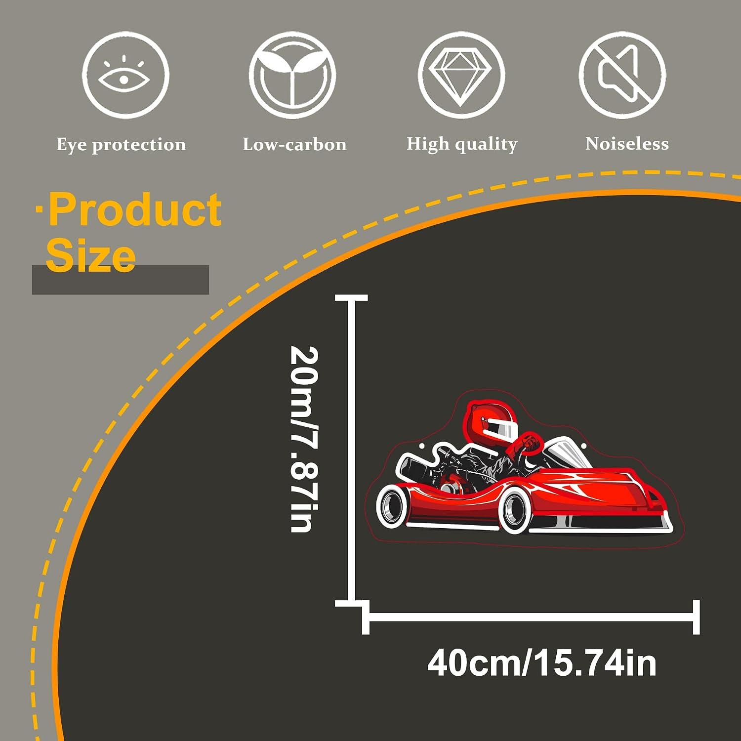 Lampu LED Neon Sign Go Kart Ra - Decor Kart Lighting ulasan dan harga
