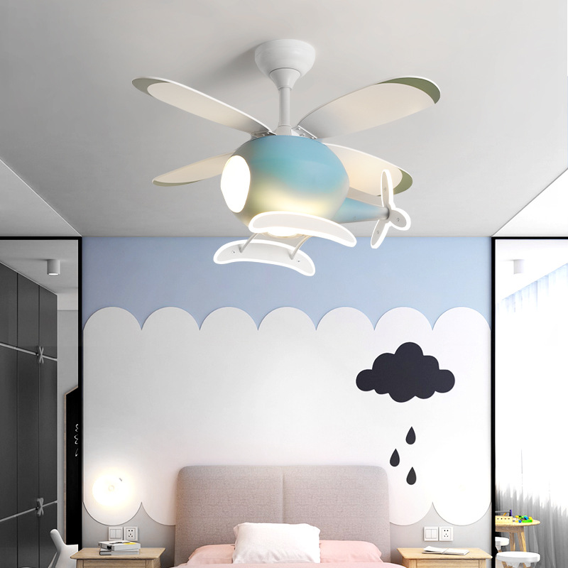 Lampu Kipas Pesawat Kartun Kre - Lighting Decor In Room ulasan dan harga