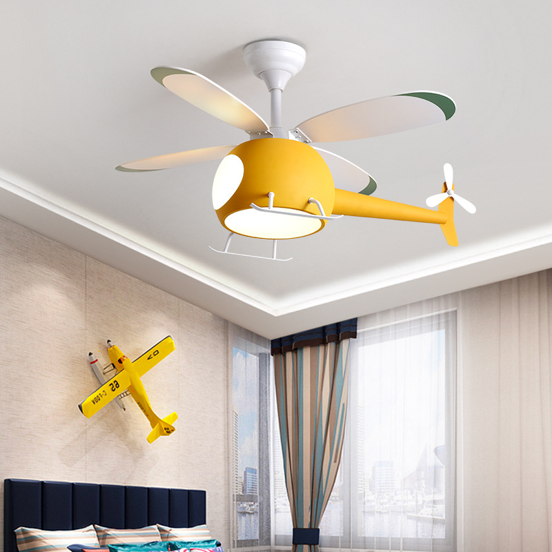 Lampu Kipas Pesawat Kartun Kre - Lighting Decor In Room ulasan dan harga