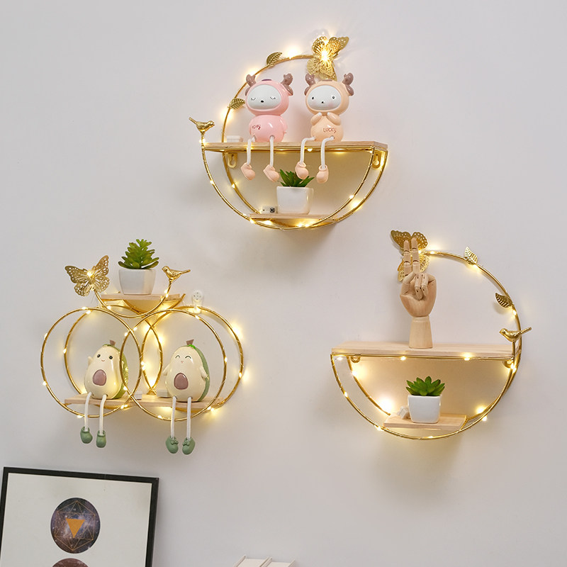 Rak Dinding Tanpa Bor untuk De - Lighting Metal Wall Decor ulasan dan harga