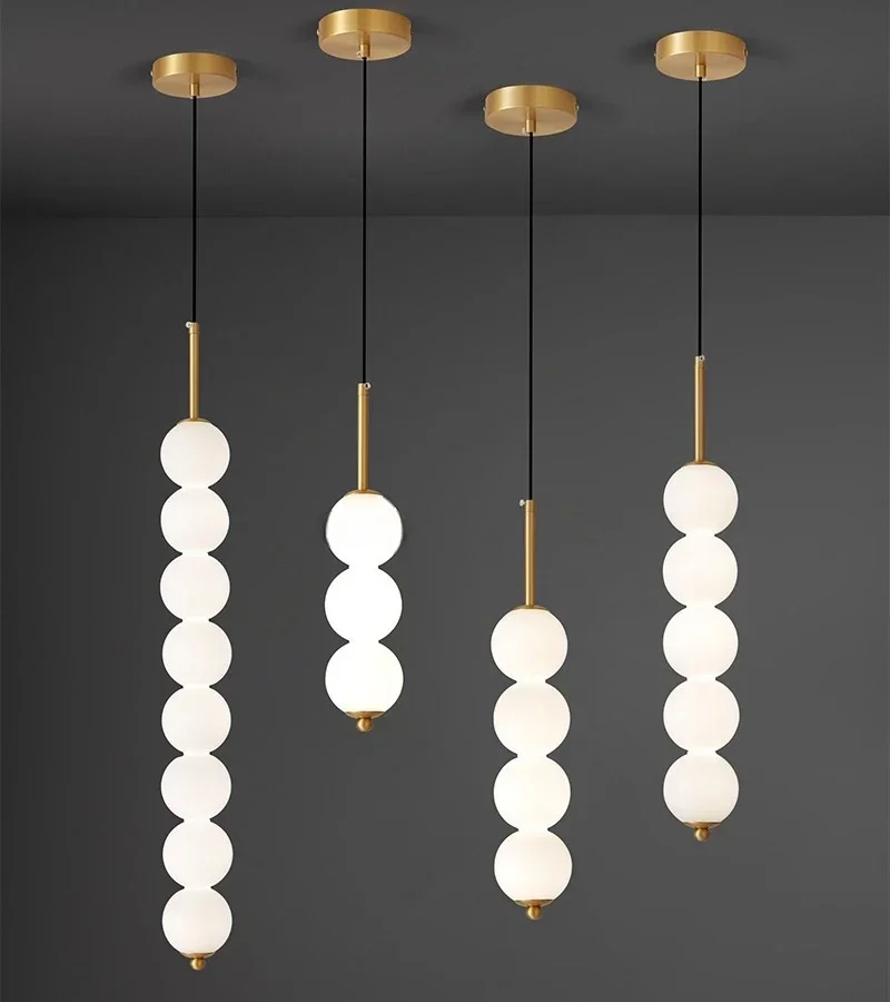 Lampu gantung LED kaca minimal - Foyer Lighting Wall Decor ulasan dan harga