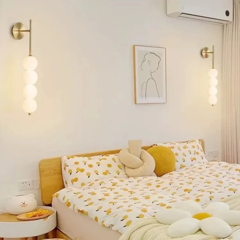 Lampu gantung LED kaca minimal - Foyer Lighting Wall Decor ulasan dan harga