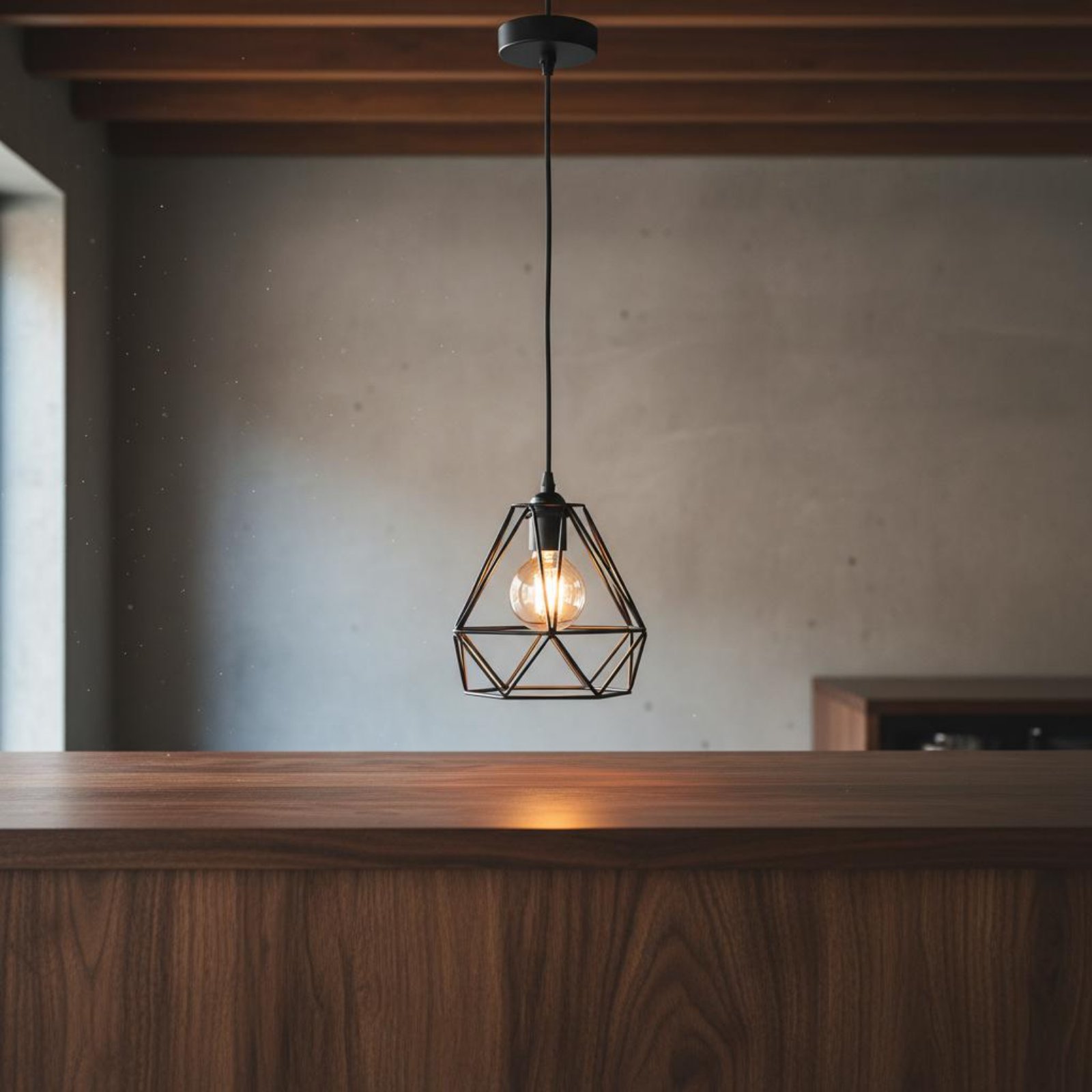 Kap Lampu Kawat Logam Minimali - Geometric Lamp Shade ulasan dan harga