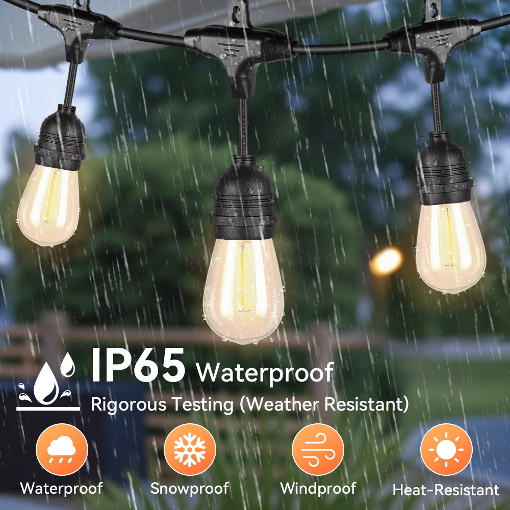 E27 Lampu Tali Luar Ruangan Bo - Decor Lighting Uk ulasan dan harga