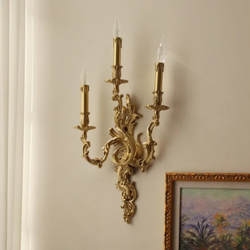 Lampu Dinding Tembaga Nordik u - Foyer Lighting Wall Decor ulasan dan harga