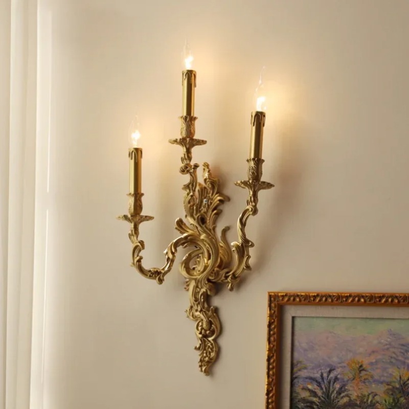 Lampu Dinding Tembaga Nordik u - Foyer Lighting Wall Decor ulasan dan harga