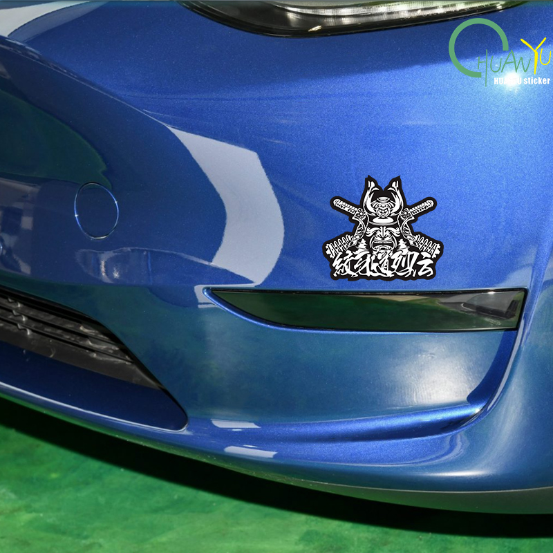 JDM stiker mobil Samurai Kanji - Japanese Lighting Decor ulasan dan harga