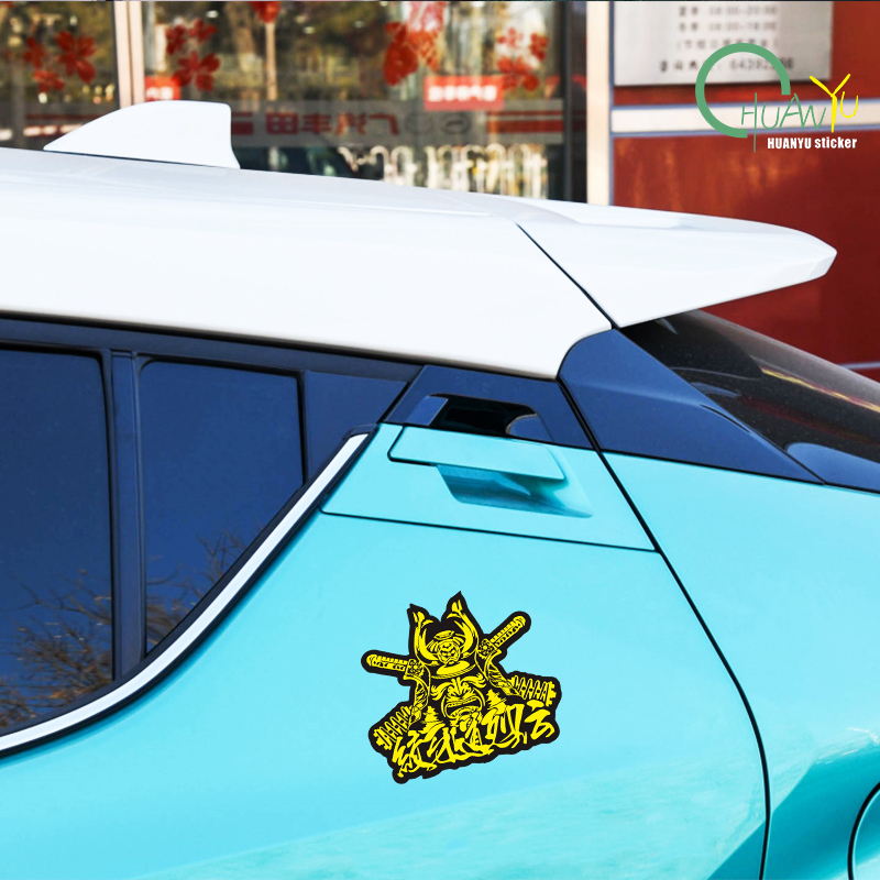 JDM stiker mobil Samurai Kanji - Japanese Lighting Decor ulasan dan harga